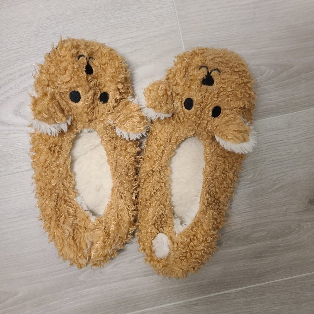 Fun bear slippers